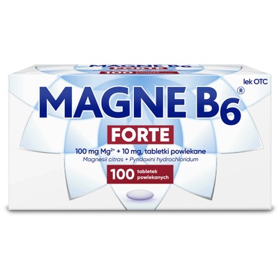 MAGNE B6 FORTE, 100 tabletek powlekanych