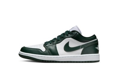 Buty sportowe Nike Air Jordan 1 Low "Galactic Jade" Ciemnozielone 40.5EU