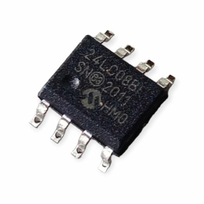 24LC08B-I/SN PAMIĘĆ EEPROM 8kbEEPROM I2C 4x256kx8bit 2.5-5.5V 400kHz