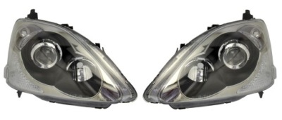 Фара лампа перед honda civic vii 04- комплект фото №1