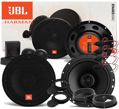 JBL STAGE 604C 624 SPEAKERS VW PASSAT B6 B7 CC FRONT+REAR TWEETERY ZWROTNICE  