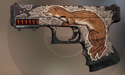 GLOCK-18 ŁASICA WEASEL STATTRAK CS GO skin