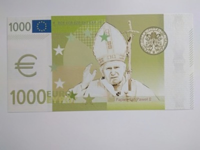 1000 EURO JAN PAWEŁ II - LOURDES