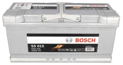 АККУМУЛЯТОР 110AH 920A SILVER S5 P+ BOSCH