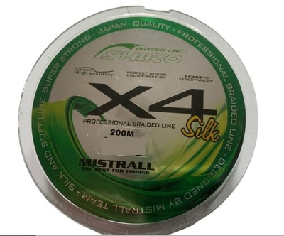 PLECIONKA MISTRALL SHIRO 0,17mm 200m 15,10kg GREN