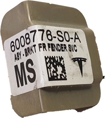 Кронштейн пластина крыла tesla model s фото №1