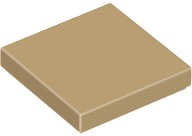 LEGO Płytka Tile 2x2 Dark Tan 4507045 3068b