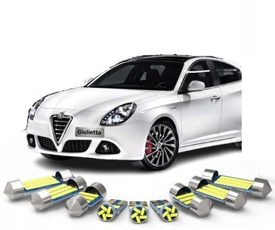 ILUMINACIÓN DIOPARA LUMINOSO LED PARA INTERIOR COCHE ALFA ROMEO POTENTE 156  