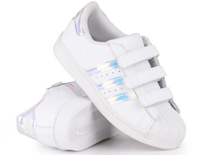 Buty trampki dziecięce Adidas SUPERSTAR CF FV3655 R.34 DEF