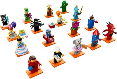 LEGO Minifigures - 71021 Seria 18 Komplet - Nowe