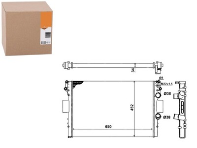 NRF RADIATOR ENGINE NRF, 53623A  