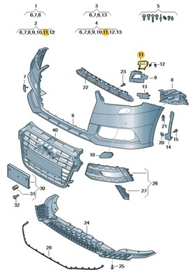 NEW ORIGINAL AUDI OE MOUNTING ZAWIASU 8XA807563A  