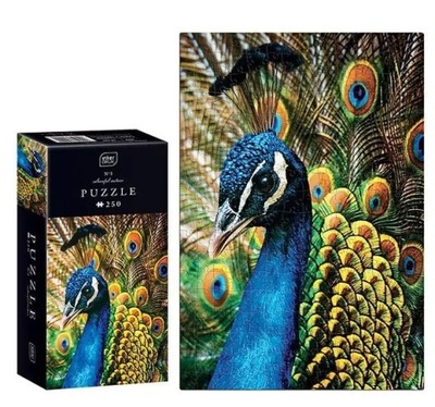 Puzzle 250 elementów Colourful Nature 1 Peacock Interdruk