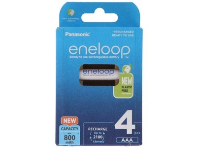 Akumulatorki AAA 800 mAh PANASONIC Eneloop 4 szt.