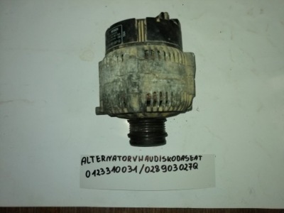 Vw audi skoda seat генератор 02890327q фото №1