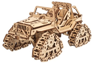 Puzzle 3D Gąsienicowy Pojazd Terenowy uGEARS