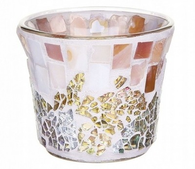 Yankee Candle Gold Pearl Mosaic Votive Holder