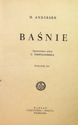 Andersen Baśnie 1950 r.