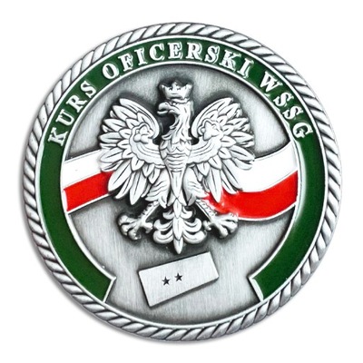 Straż Graniczna Medal Coin Kurs Oficerski Wyższa Szkoła Straży Granicznej