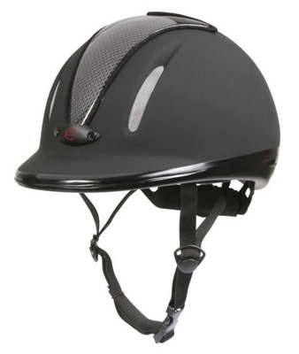 Kask TOCZEK JEŹDZIECKI CARBONIC VG1 53-57 S/M antracyt, Covalliero