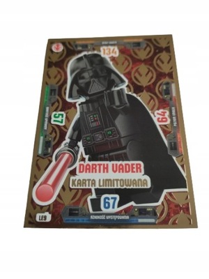 KARTA LEGO STAR WARS Seria 3 LE9 DARTH VADER