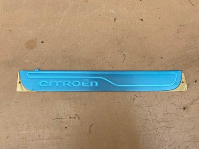 Молдинг хромированная, накладка порог citroen c4 ii 7009t2 фото №1