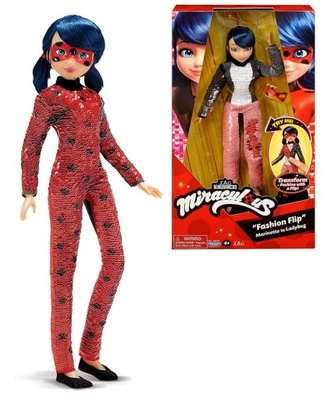LALKA MIRACULOUS BIEDRONKA MARINETTE FASHION FLIP