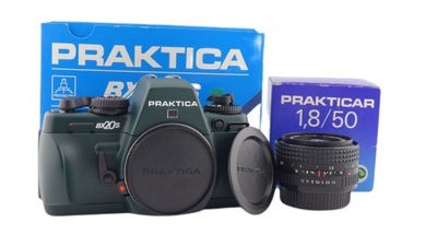 Praktica BX20s GREEN z Pentacon Prakticar 50/1.8