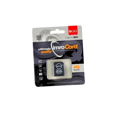 Karta Pamięci IMRO microSD 8GB CLASS 10 UHS I 100M