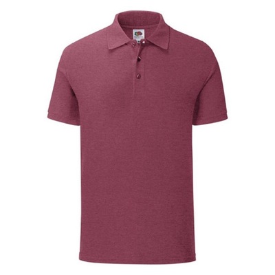 Koszulka męska Iconic Polo FruitLoom Burgundy XL