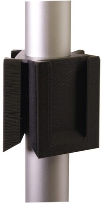 Mocowanie uchwytów kubka x2 reling 25mm - Czarny