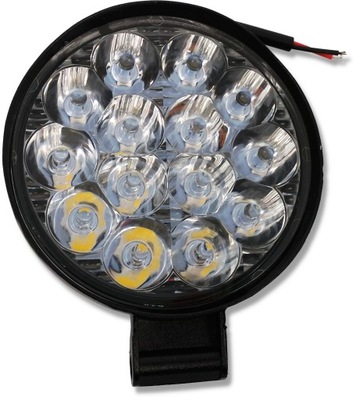 REFLEKTOR LAMPA ROBOCZA LED OKRĄGŁA 10-36V 42W
