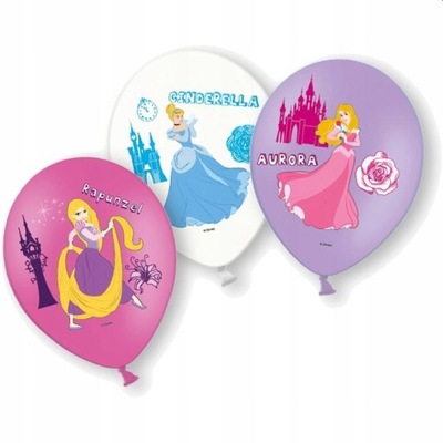 Balony Księżniczki Princess Disney 11 cali 6 szt.