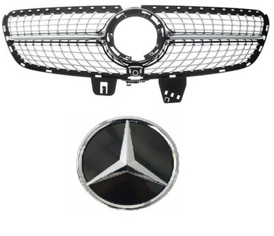 Mercedes v-klasa 447 lift 19- решітка радіатора решітка радіатора diamond czarna фото №1