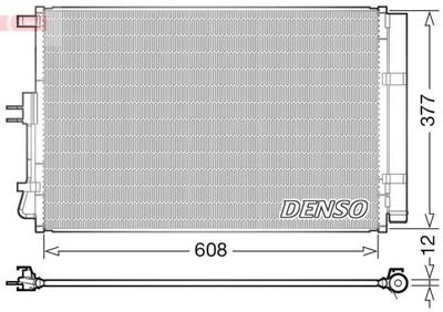 DENSO DCN43003 КОНДЕНСАТОР, КОНДИЦИОНЕР