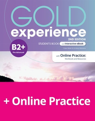 GOLD EXPERIENCE 2ND EDITION B2+. STUDENT'S BOOK WITH ONLINE PRACTICE OOP