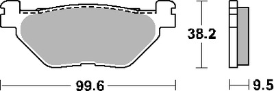 SBS TRINKELĖS STABDŽIŲ KH319/2 STREET CERAMIC SPALVA 