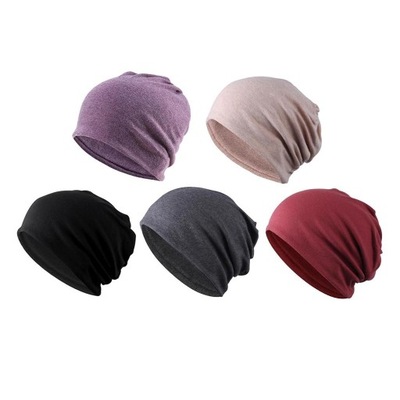 5 sztuk damska bawełniana luźna czapka typu beanie