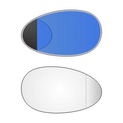 Асферическое зеркало mg zr 2001-2005 2004 2003 2002 фото №1