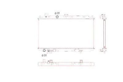 Nrf радиатор nissan primera p12 1,9dci nrf фото №1