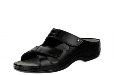Berkemann czarne obuwie buty klapki medyczne 5,5
