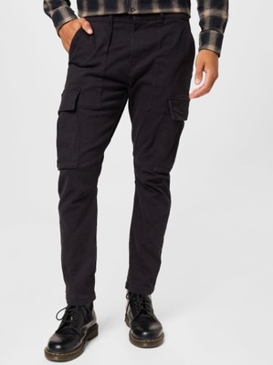 Spodnie bojówki czarne Indicode XL