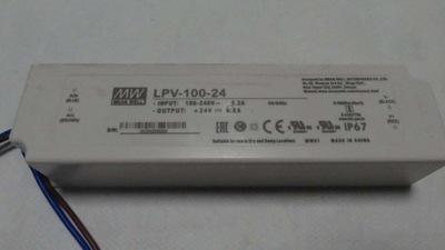 LPV-100-24 zasilacz 100W, DC24V IP67 MEAN WELL