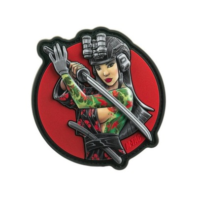 Naszywka M-Tac Tactical Girl No 3 Wodograj 3D PVC - Green