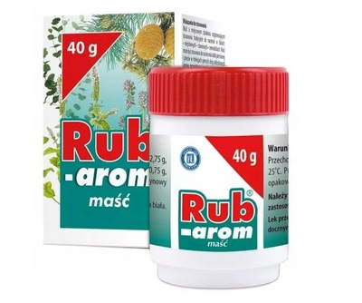 RUB-AROM lek maść rozgrzewająca przeziębienie 40 g