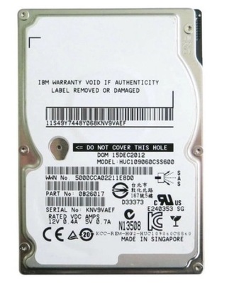 DYSK HGST IBM 600GB SAS 10K 6G 2,5 HUC109060CSS600