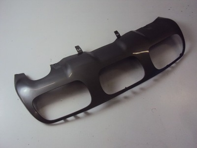 Накладка спойлер бампера задня citroen c3 aircross фото №1