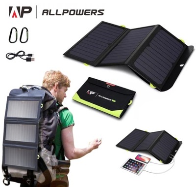 Powerbank Panel Ładowarka Solarna Allpowers 21W