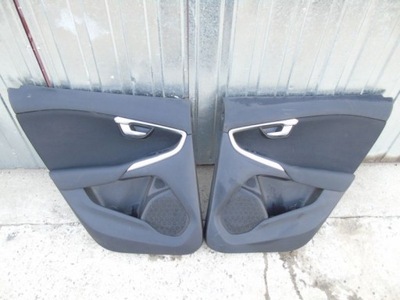 Volvo v40 ii обшивка левый правый задняя обивка фото №1