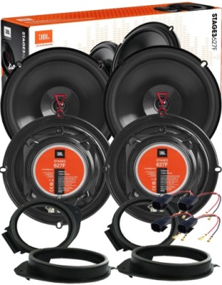 Jbl stage3 627 динамики chevrolet cobalt malibu hummer h3 escalade перед+ t фото №1